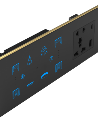 AURELIA 8 Module –   4 Switch  + 2 Curtain + 1 Universal Socket