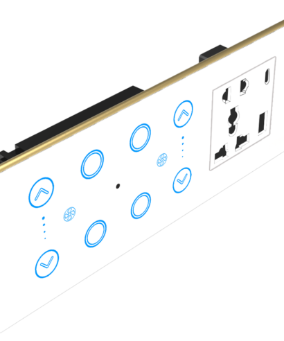 AURELIA 8 Module –   4 Switch  + 2 Fan + 1 Universal Socket