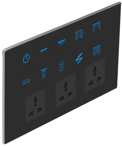 AURELIA 12 Module –   8 Switch + 1 Curtain + 3 Universal Socket