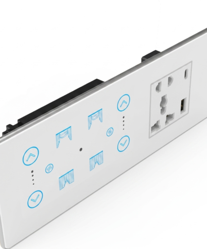 AURELIA 8 Module –   2 Fan + 2 Curtain + 1 Universal Socket